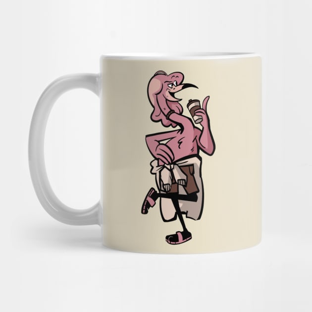 Latte Flamingo by sciderman